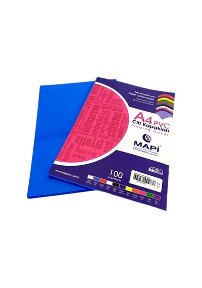 Mapi A4 Pvc Ciltleme Kapağı - 10 Paket 1.000 Adet - 1 Koli