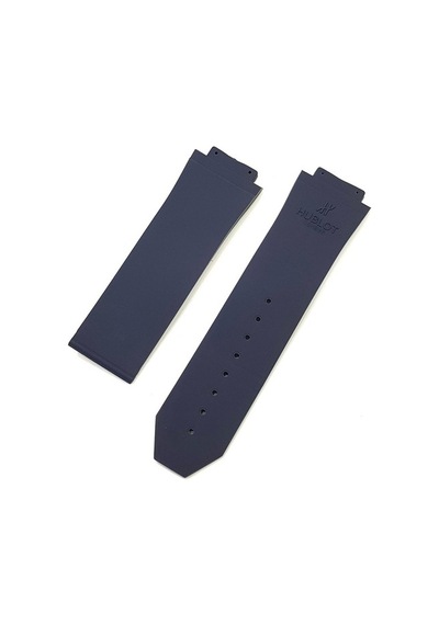 Hublot Silikon Lacivert Kol Saat Kordonu Çizgili 22 Mm