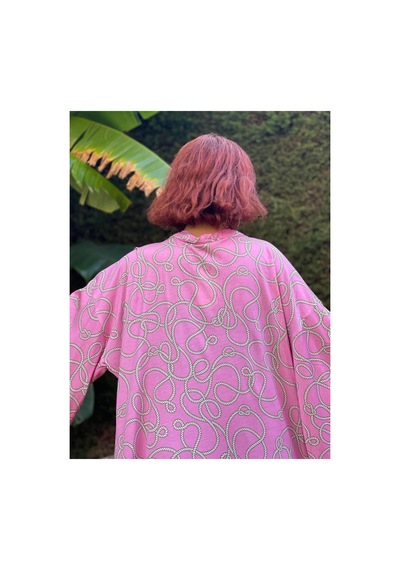 Lila Mare Viskon Kumaş Handmade Beachwear Yazlık Halat Desen Kimono Standart Bedenlere 36-44 Arası Uygundur Renkli Renkli Lila Mare Viskon Kumaş Handmade Beachwear Yazlık Halat Desen Kimono Standart Bedenlere 36-44 Arası Uygundur Renkli Renkli