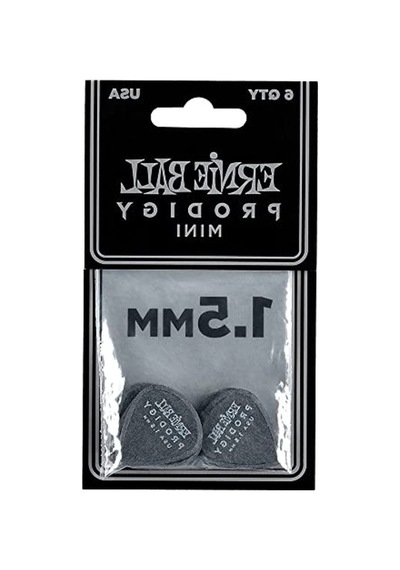 Ernie Ball 1.5mm Mini Prodigy Seçtikleri 6'lı Paket - Siyah