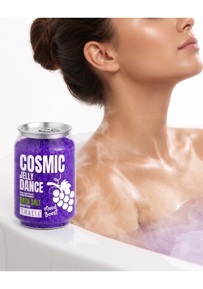 Thalıa Mood Boost Cosmıc Jelly Dance Banyo Tuzu Üzüm Çekirdeği