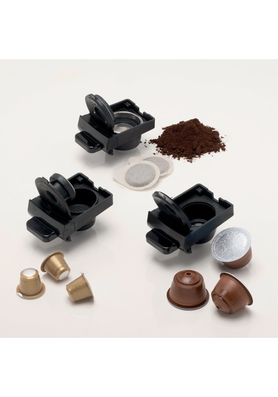 Ariete Çok Fonksiyonlu Kapsül, Pod Ve Öğütülmüş Kahve 4in1 Espresso Makinesi Siyah 1304/11