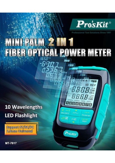 Roskit Mt-7617 2ın1 Fiberoptik Kablo Test Cihazı 500 Data Depolama