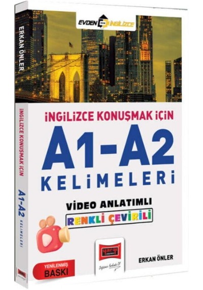 Yargı İngilizce Konuşmak İçin A1 A2 Kelimeleri Video Anlatımlı Renkli Çeviri