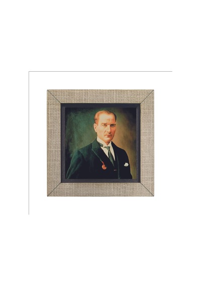 Mustafa Kemal Atatürk Baskılı Mdf Magnet 7x7 349