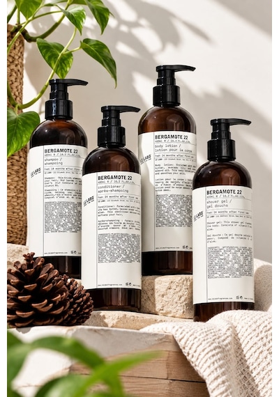 Le Labo Bergamote 22 Shampoo + Conditioner + Body Lotion + Shower Gel 480 Ml Tüm Saçlar