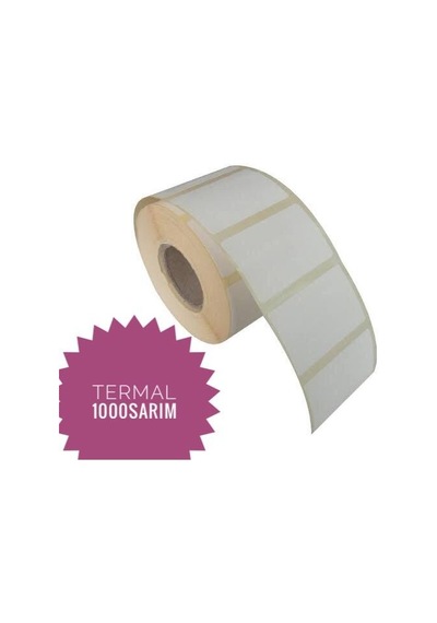 Barkod Etiketi Termal 30X50 1000Sarım 10 Adet Eco Termal