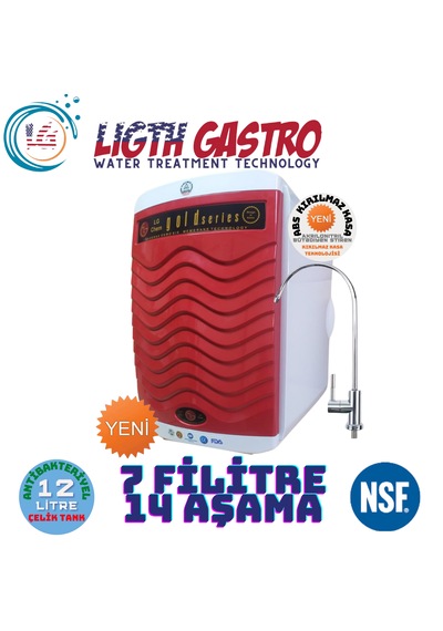 Light Gold 12 Litre 7 Filtre 14 Aşama Su Arıtma Cihazı