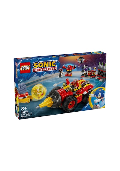 LEGO® Sonic the Hedgehog™ Super Sonic, Egg Drillster’a Karşı 76999 – 8 Yaş ve Üzeri Çocuklar İçin Yaratıcı Oyuncak Yapım Seti (590 Parça)