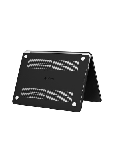 Blogy Apple Uyumlu MacBook Pro 16.2 İnç Crystal Fit Kılıf Siyah