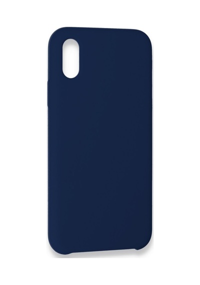Apple Uyumlu - iPhone Xs Max Kılıf Lansman Legant Silikon - Lacivert