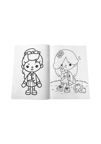 Toca Boca Karakterler Boyama Kitabı