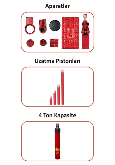 Gaptools Oto Doğrultma Hidrolik 4ton Gpt109