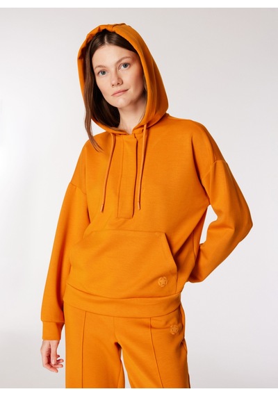 Jeep Turuncu Kadın Kapüşonlu Loose Fit Sweatshirt J4wl-swt7044