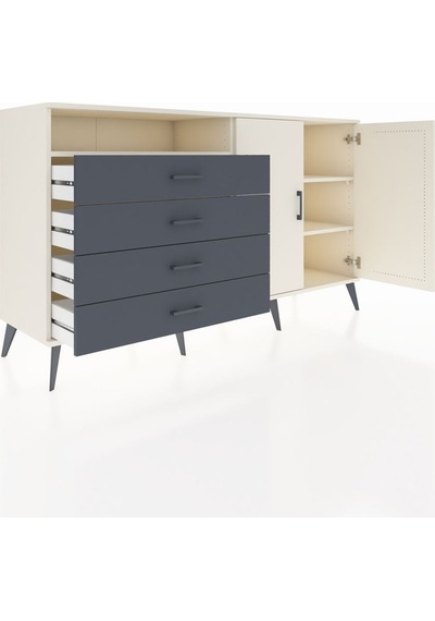 Hyperion Konsol 3 Raflı 4 Çekmeceli 2 Kapaklı 176x44x99 Aytaşı-ay Aytaşı-aytaşı/antrasit Hyperion Konsol 3 Raflı 4 Çekmeceli 2 Kapaklı 176x44x99 Aytaşı-ay Aytaşı-aytaşı/antrasit