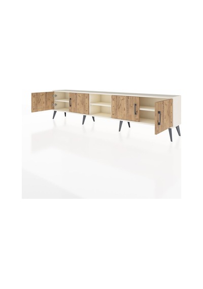 Arges Tv Ünitesi 3 Raflı 4 Kapaklı 220x30x51 Aytaşı-çam/aytaşı Atlas Çam/aytası - Aytası Arges Tv Ünitesi 3 Raflı 4 Kapaklı 220x30x51 Aytaşı-çam/aytaşı Atlas Çam/aytası - Aytası