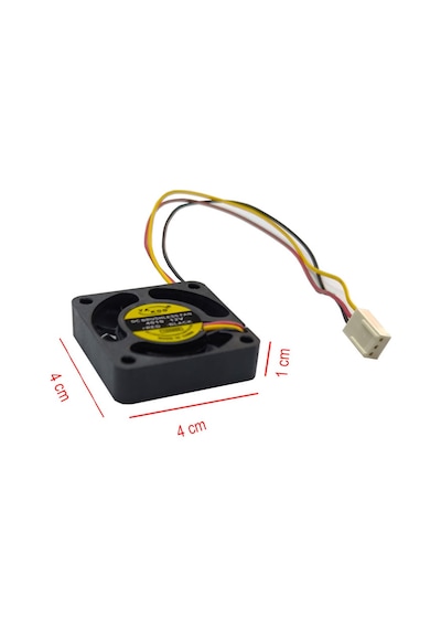 12v 4 Cm 3 Pinli Fan 4cm X 4cm X 1cm 3 Pinli Dc 12volt Fan