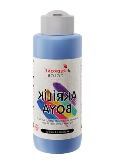 Açık Mavi Akrilik Boya, 120 Ml Kapasite 0,15 L