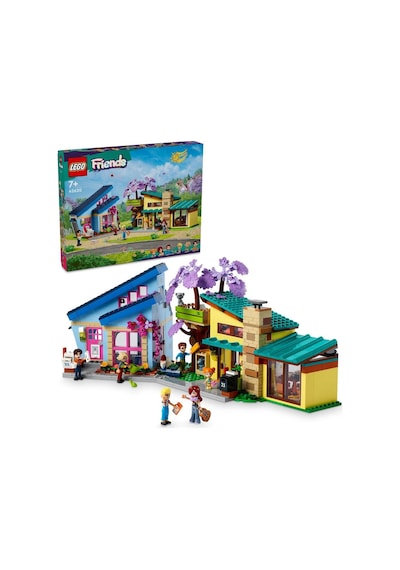 LEGO® Friends Olly ve Paisley'nin Aile Evleri 42620 7+ Yaratıcı Oyuncak Yapım Seti - 1126 Parça