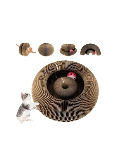 Mucit Home Akordiyon Kedi Tırmalama Toplu Eğlenceli Oyuncak