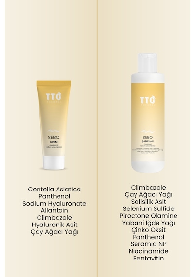 Tto Thermal Sebo Onarıcı Bakım Seti- Seboreik Dermatitli Ciltler İçin