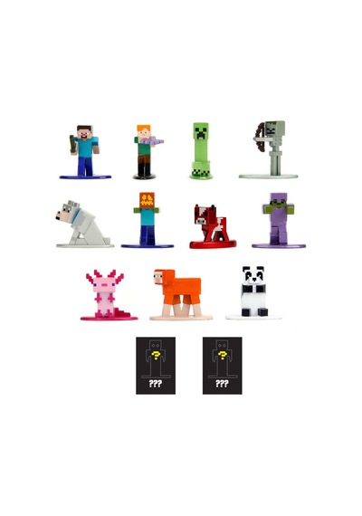 Minecraft Blind Pack Nanofigs, 12-asst