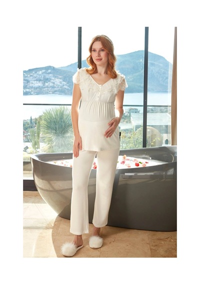 Angbutik Aqua 26617 Pijama Takım Krem