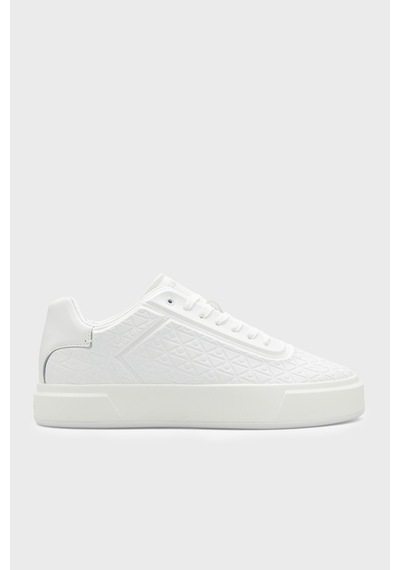 Calvin Klein Logolu Sneaker Ayakkabı Hm0hm021320lb Erkek Ayakkabı Hm0hm02132 0lb Beyaz