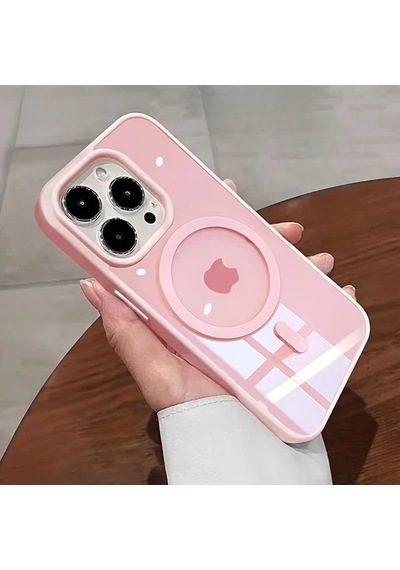 Chenkestoreone Apple Uyumlu iPhone 11 Mor Kasa Korumalı Manyetik Kılıf Kablosuz Şarj Sert Kapak
