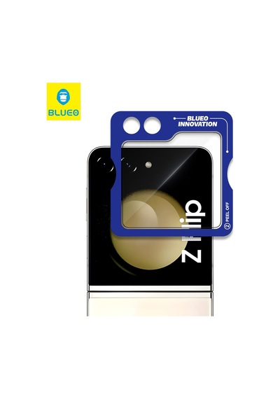 Blueo Samsung Flip 6 Uyumlu 2.5d Full Cover Hd Cam Ekran Koruyucu