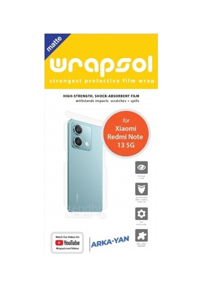 Xiaomi Redmi Note 13 5g Mat Arka Ve Yan Koruyucu Poliüretan Film