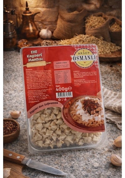 Kayseri Mantısı Etli 400 Gr Vakumlu