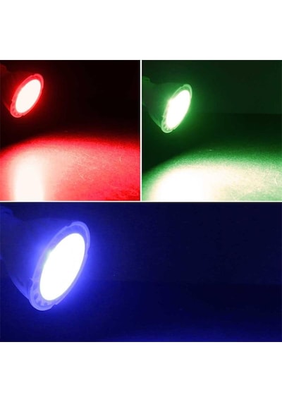 Gu10 Duy 7 Led Ampul - 4 Renk Seçenekli