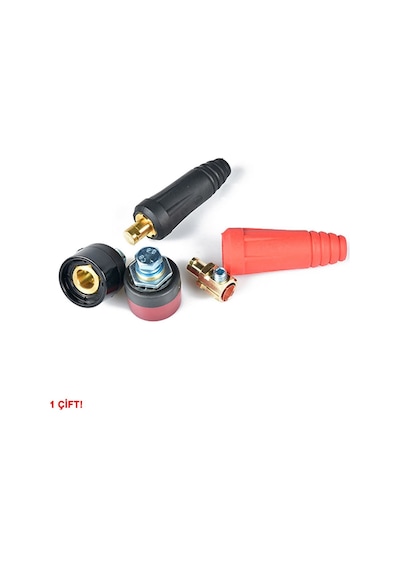 Dkj10-25 200a Konnektör Çift 10-25mm2 Kablo Yüksek Akım Kilitli Panel Tip Konnektör Kaynak Makinesi