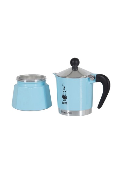 Bialetti Rainbow Moka Pot 3 Cup Açık Mavi