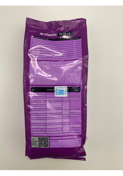 Gübretaş 10.30.10+me Yüksek Fosforlu Köklendirici Ve Çiçeklendirici Toz Gübre - 1 Kg Klor İçermez