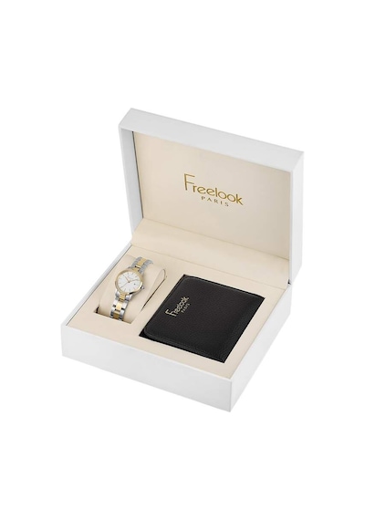 Freelook Fl.4.10017-5 Kadın Kol Saati Altın - Metalik Gri