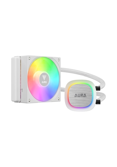 Gamdıas Aura Gl120 V2 Wh, White Edition, 120mm, Rgb, 1 Fanlı, Cpu Sıvı Soğutma Tek Renk