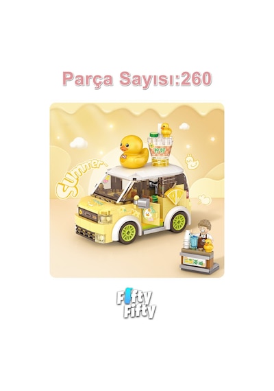 Loz Mini Block Serisi/ Sarı Araba -lz4209 260 Parça Oyuncak Yapım Seti Loz Mini Block Serisi/ Sarı Araba -lz4209 260 Parça Oyuncak Yapım Seti