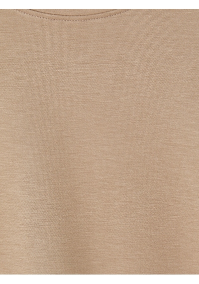 Lcw Everyday Kahverengi Oversize Soft Touch Kadın Sweatshirt