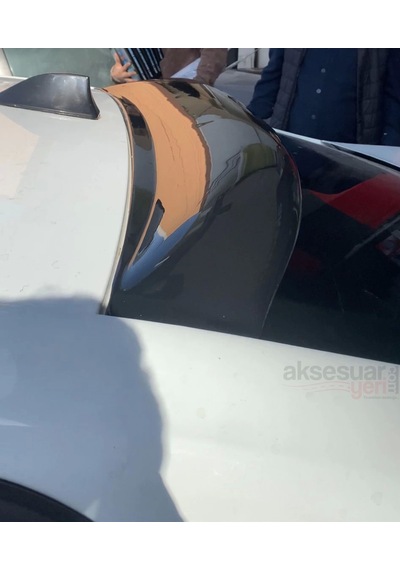 Renault Megane4 Arka Cam Üstü Spoiler Parlak Siyah Spoyler
