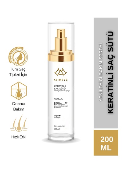 Asimeyz Hızlı Onarıcı Keratinli Saç Bakım Sütü 200 ML