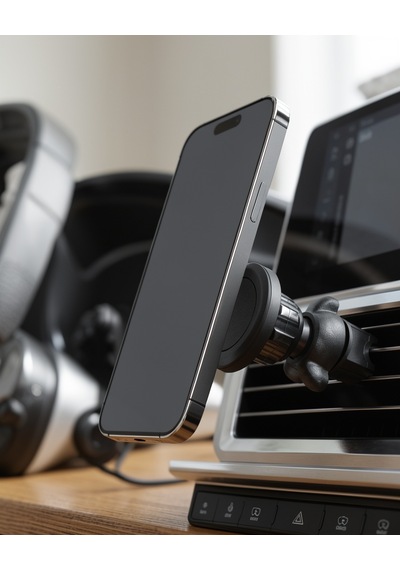 Araç İçi Telefon Tutucu Manyetik Havalandırma Klipsli Çok Renkli