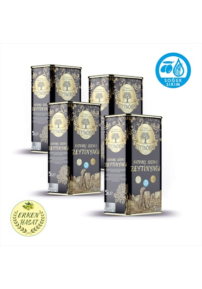 Zeytinören 20 Lt Natürel Sızma Soğuk Sıkım Erken Hasat Zeytinyağı