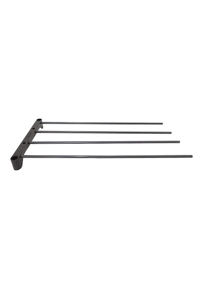 Teno Çok Amaçlı Raf - 4 Katlı Metal Ayakkabılık - Organizer - Kitaplık - Çiçeklik Siyah