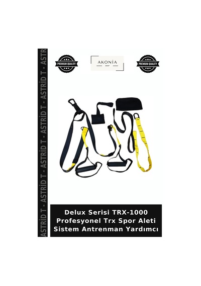 Delux Serisi Trx-1000 Profesyonel Trx Spor Aleti Sistem Antrenman Yardımcı