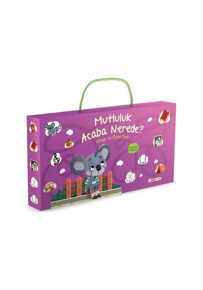 Bi Kutu Oyun Mutluluk Acaba Nerede Kitap Ve Oyun Seti Parmak Takipli