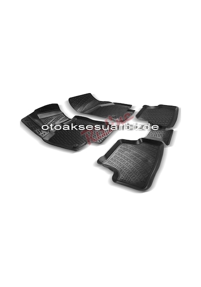 Vw Golf 7 3D Paspas + Bagaj Havuz Siyah 2013-2019 Arası Rizline