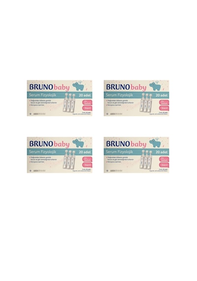Bruno Baby 20 Flakon Serum Fizyolojik DaMLa 4 Adet