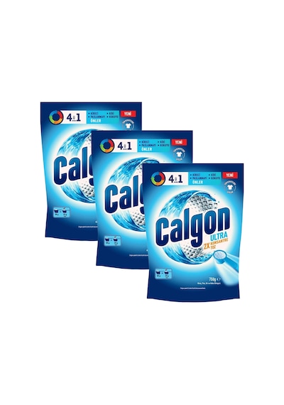 Calgon 4ü1 Arada Ultra Konsantre Toz Kireç Önleyici 3 x 750 G